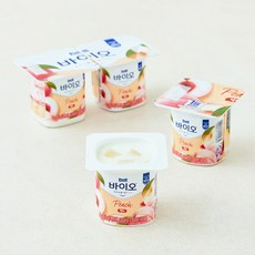 매일바이오 백도 요거트, 85g, 4개