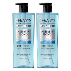 KERASYS 高級角蛋白絲滑保濕洗髮精, 2瓶, 750ml
