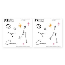 instant tattoo 2入, 巨蟹座, 1個