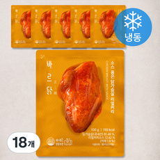 바르닭 소스 품은 닭가슴살 리얼커리 (냉동), 100g, 1개입, 18개
