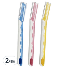 Piany 臉部專用除毛刀 女性用除毛刀, 2套, 3入