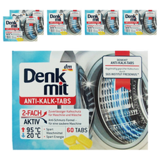dm Denk mit 德國洗衣機清潔劑, 60錠, 60g, 6盒
