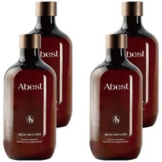 아베스트 대용량 디퓨저 리필액, 클린코튼, 500ml, 4개