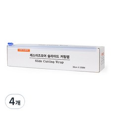 레스이즈모어 슬라이드 커팅랩, 4개