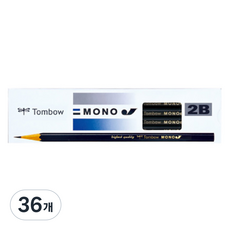 MONO J 미술 연필, 2B, 36개