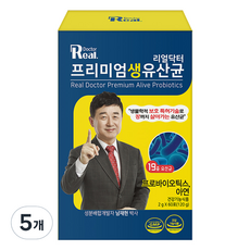 리얼닥터 포스트바이오틱스 프리미엄 생 유산균 19종 60p, 120g, 5개