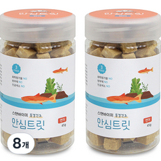 STANDBYME 동결건조 강아지 안심 트릿, 연어, 45g, 8개