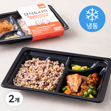 아임닭 한식도시락 흑현미잡곡밥과 춘천식 닭갈비 (냉동), 230g, 2개