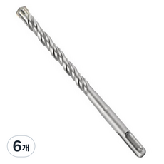 WORX SDS PLUS 드릴비트 4날, 6개, WSF-12160