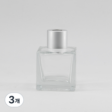 썸즈마인 모던 디퓨저 용기 사각, 50ml, 3개