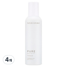 네이처리퍼블릭 퓨어 버드 릴리프 토너, 120ml, 4개