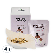 페이버립스 느타리버섯 스낵 4p, 100g, 4개