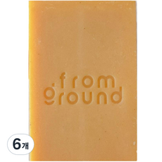 프롬그라운드 설거지비누 옐로우 레몬향, 150g, 6개