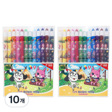 TiTi 動物營 紙捲色鉛筆, 12色, 10個