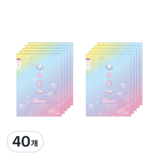 아이비스 여아용 초등3~6 좁은칸 알림장 11598, 조개, 40개