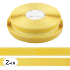 Uniart 捲式魔鬼氈帶套組 黃色 18m, 2套