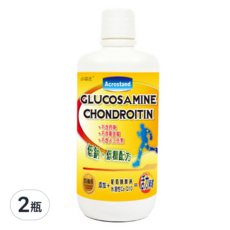 必盛氏 真固立葡萄糖胺液, 液態配方, 含2000mg葡萄糖胺, 低鈉低糖配方, 1L, 2瓶