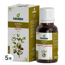 데스텍 호호바 오일, 5개, 20ml