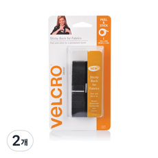 VeLCRO 威扣 黑色布面捲帶, 2個