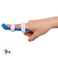 알루미늄 손가락 고정 지지 보호대 원피스형, 9개