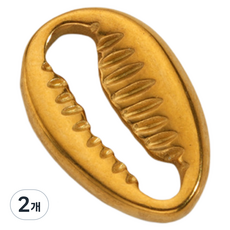 KODACHIEF diy 吊墜 3種款式 貝殼 12 x 18 mm, 2個, 混合色