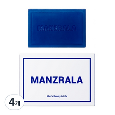 맨즈랄라 올인원 블루 비누, 120g, 1개