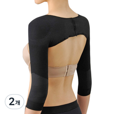 Gold Pang Memeu 女款姿勢矯正長袖型束帶 黑色, 2個