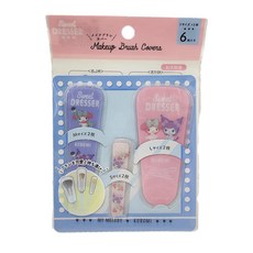 Sanrio 三麗鷗 美妝刷具收納套6件組, 美樂蒂 + 庫洛米, 1組