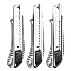 동아피엠에스 컷프로 커터칼 대, 혼합색상, 3개