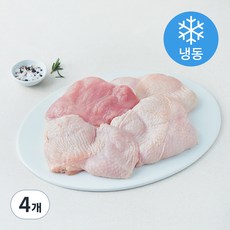 브라질산 미트코리아 닭다리살 순살 소분컷 (냉동), 4개, 1kg