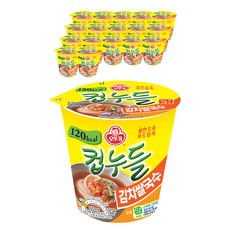 오뚜기 컵누들 김치쌀국수 컵, 34.8g, 18개