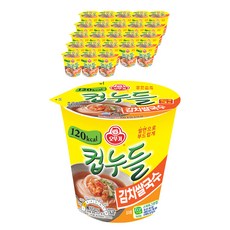 오뚜기 컵누들 김치쌀국수, 34.8g, 24개
