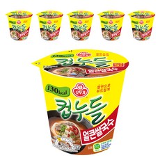오뚜기 컵누들 얼큰쌀국수, 37.8g, 6개