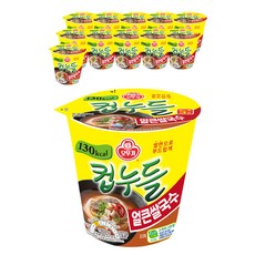 오뚜기 컵누들 얼큰쌀국수 컵, 37.8g, 12개