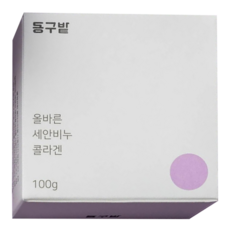 donggubat 全膚質適用膠原蛋白潔面皂 薰衣草, 100g, 1個