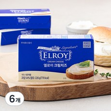 엘로이 크림치즈, 226g, 1개입, 6개