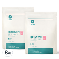 godsungby 小蘇打多功能清潔劑 補充包, 1kg, 8個