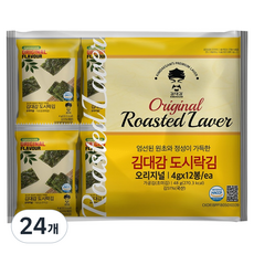 KIMDAEGAM 原味便當海苔, 4g, 24個