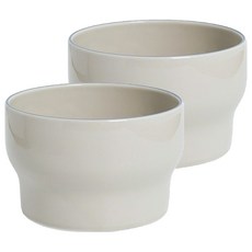 ROUND N FLAT Flow 麵碗, 灰色, 2個