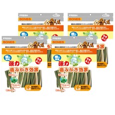 潔牙一番 雙效螺旋棒 犬用潔牙零食, 海藻, 260g, 4包