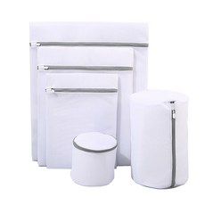 Dunhome 高級極細網洗衣袋 5件組, 單色, 1組