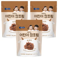 베베쿡 처음먹는 어린이 장조림, 100g, 3개