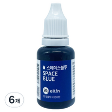 엘틴푸드칼라 진한 스페이스블루, 20g, 6개