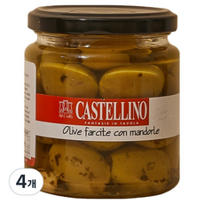 CASTELLINO 醃漬橄欖杏仁, 4個, 280g