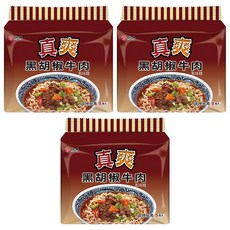 維力 真爽 黑胡椒牛肉風味麵 80g, 15包