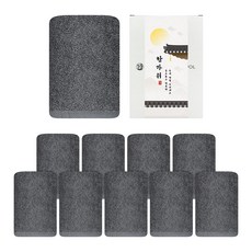 Songwol 松月 新素色飯店毛巾 150g 30支棉紗 + 禮盒 + 腰封 D套組, 10套, 深灰色