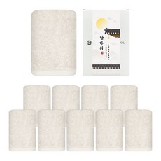 Songwol 松月 中秋節飯店毛巾 160g 40支精梳棉 + 禮盒 + 紙腰帶 D套組, 10套, 米色(毛巾)