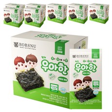 서울대밥스누 우아한 오가닉 어린이 맛 김 2g, 조미, 20g, 8개