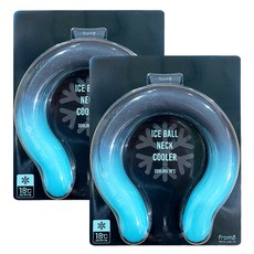 프롬비 아이스볼 넥쿨러, 아이스 블랙, 2개