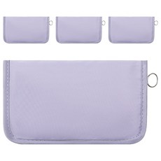 거친언니 휴대용 응급 처치 의약품 보관 가방 퍼플 대형, 4개